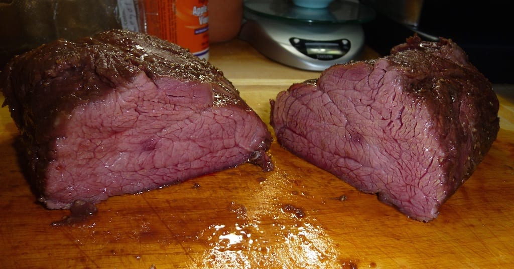 Sous-vide Buffalo Tri-Tip