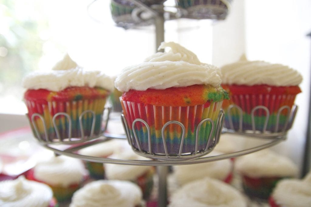 Rainbow Cupcakes