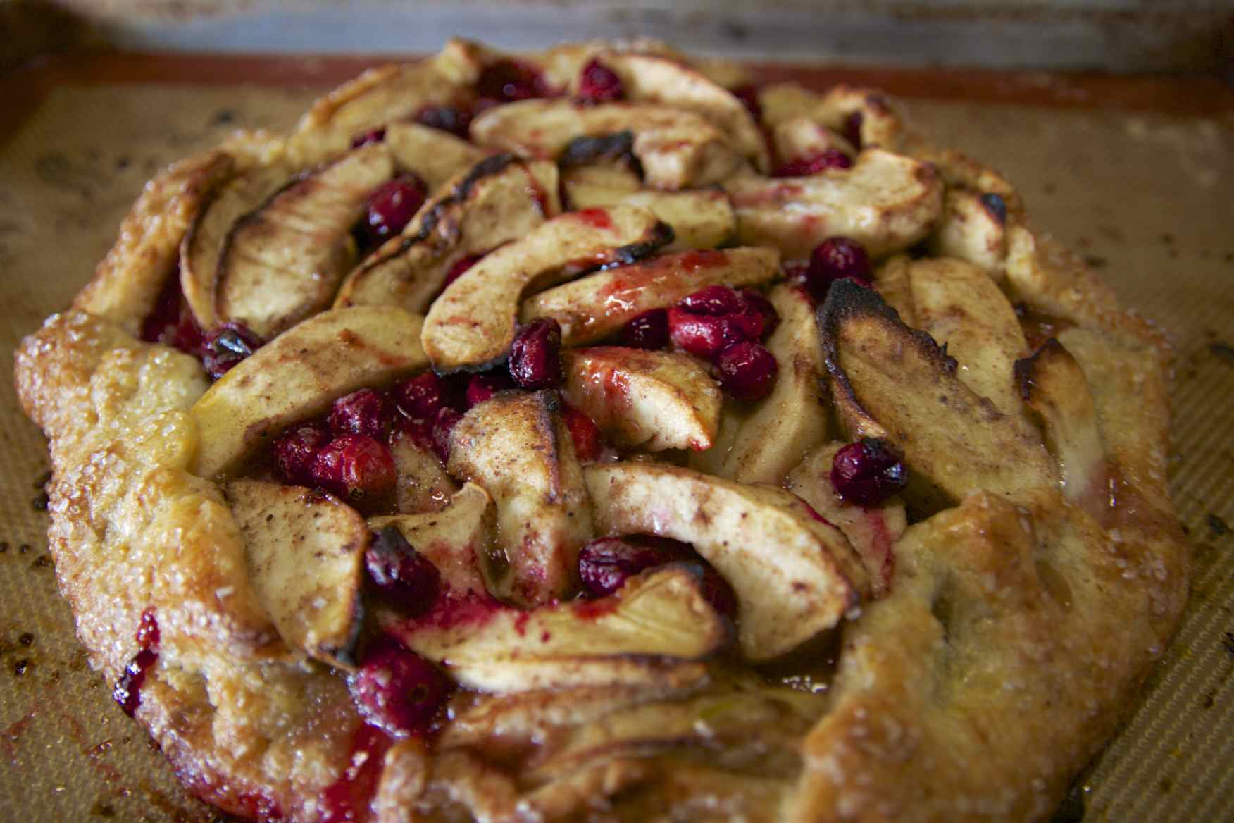 Apple Cranberry Crostata