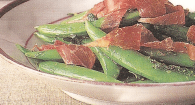 Sugar Snap Pea and Proscuitto Salad