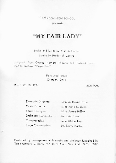 My Fair Ladey